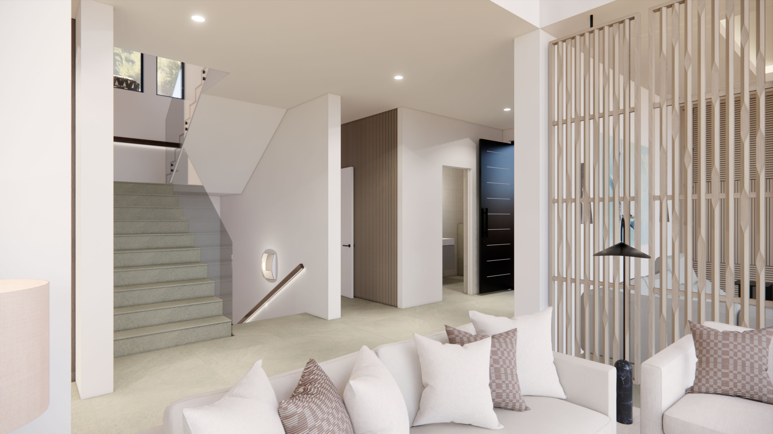Villa Sapphire, Stairway CGI, Linear CGI Studio