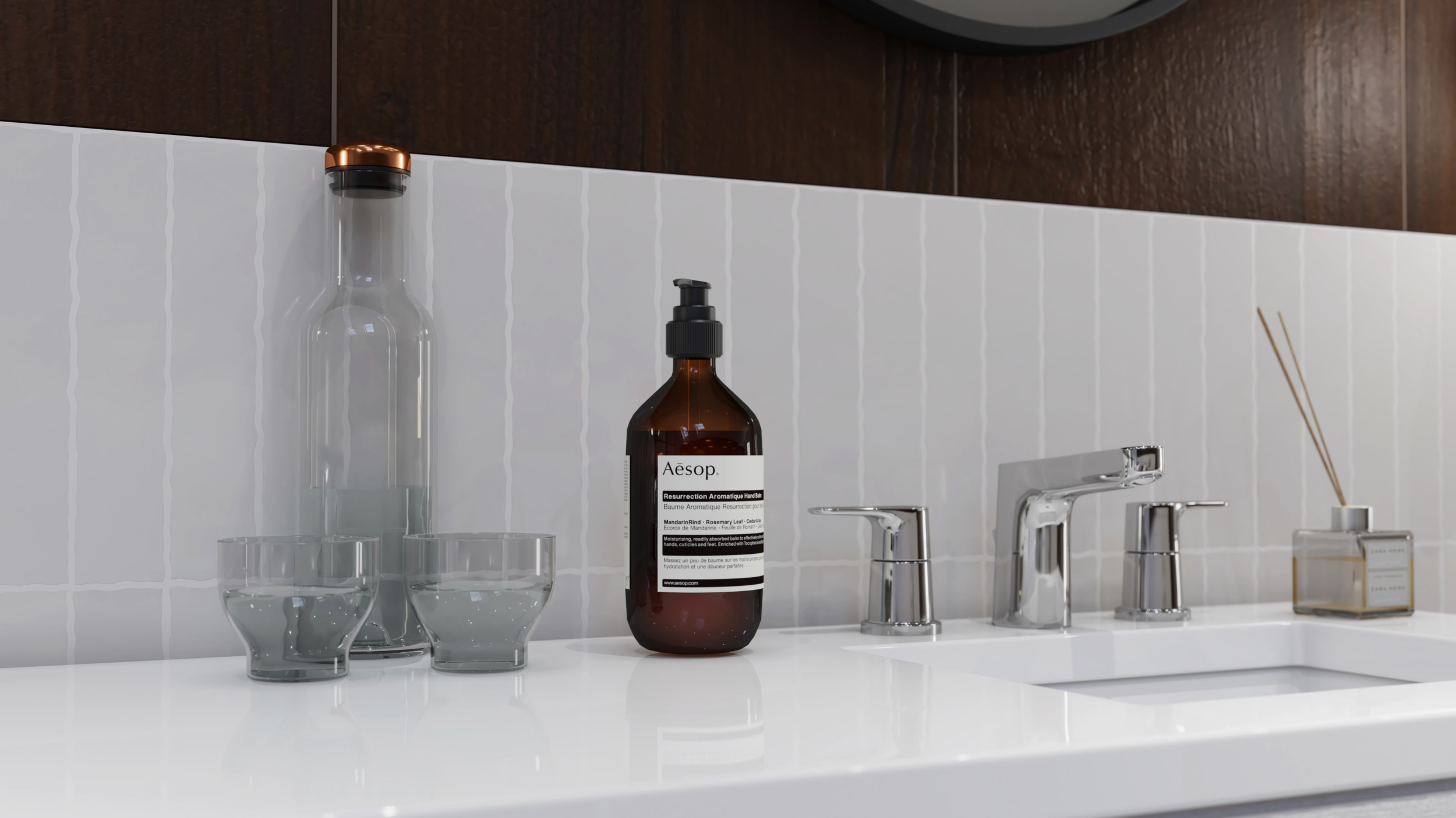 Bathroom Product CGI, Product Shot, Linear CGI Studio