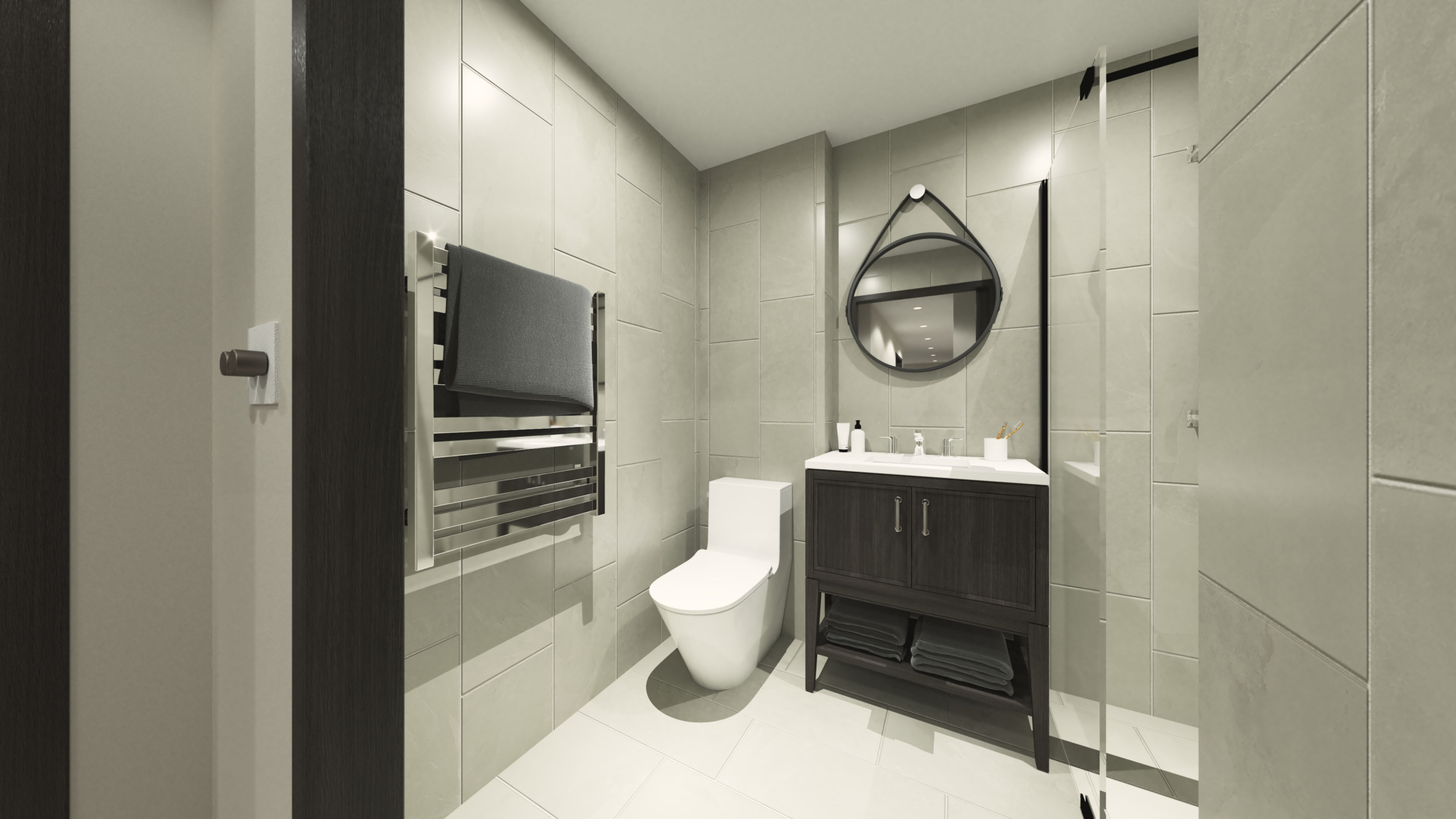 Luxury Penthouse Apartment, Family Bathroom CGI, Linear CGI Studio